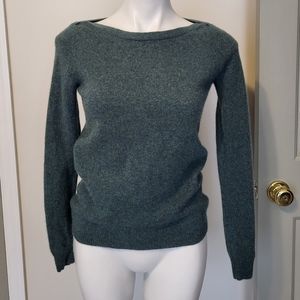 TAHARI Pure Luxe 100% Cashmere Sweater Turquoise/Teal(Small)
